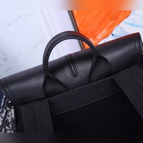 Мужской рюкзак Dior Oblique Модель： CD： 93319 Синяя ткань Фотогр