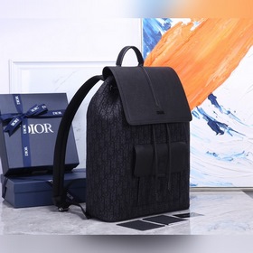 Мужской рюкзак Dior Oblique Модель： CD： 93319 Черный Фотография