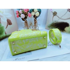 DIOR Lady Dior вышивка серия новый узор флуоресцентный зеленый ти