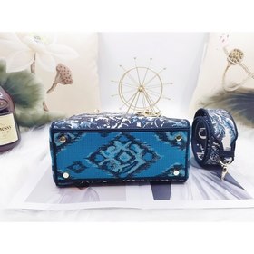 DIOR Lady Dior вышитая серия «Кокосовое дерево» светло-золотая Но