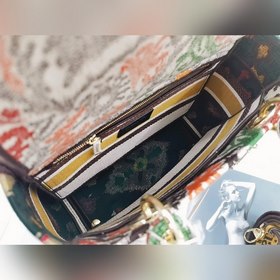 DIOR Lady Dior вышитая серия с новым узором из цветов кешью, свет