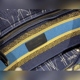 DIOR Lady D-Lite можно носить в руке, на плече или через плечо. П