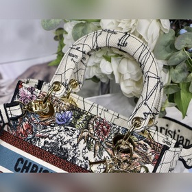 DIOR Lady D вышитая серия, модель M8002 Молочно-белый зодиак Нов