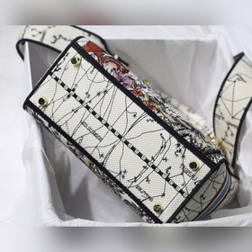 DIOR Lady D вышитая серия, модель M8002 Молочно-белый зодиак Нов