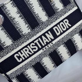 Новая вышитая сумка Dior Lady Dior в синем цвете, модель № 9027 Э