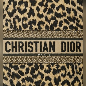 DIOR Женская сумка Тот-баг с леопардовым принтом