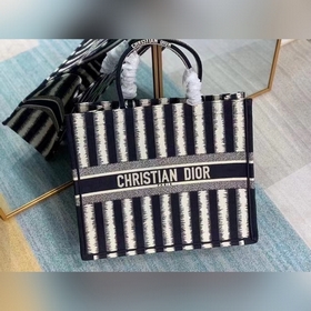Сумка Dior book tote с полосками Модель： 1286 Баланс полосок Вним
