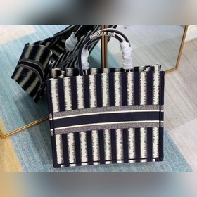 Сумка Dior book tote с полосками Модель： 1286 Баланс полосок Вним