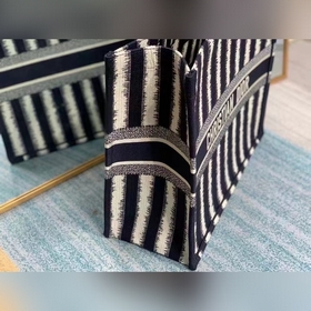 Сумка Dior book tote с полосками Модель： 1286 Баланс полосок Вним