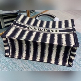 Сумка Dior book tote с полосками Модель： 1286 Баланс полосок Вним