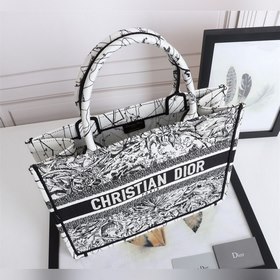 DIOR Lady Средняя сумка-тоут с вышивкой «Природа» Модель： D1286