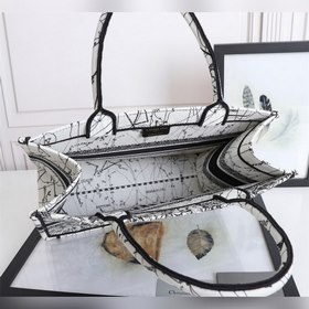DIOR Lady Средняя сумка-тоут с вышивкой «Природа» Модель： D1286 