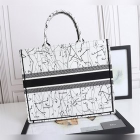 DIOR Lady Большая сумка-тоут с вышивкой «Природа» Модель： D1286 Э