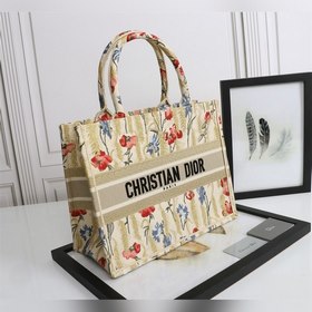 DIOR Lady Средняя сумка с золотыми кистями Модель： D1286 Легкая