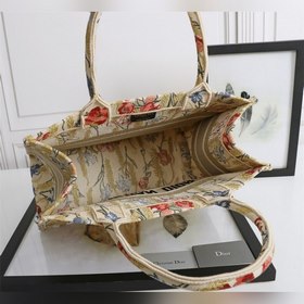 DIOR Lady Средняя сумка с золотыми кистями Модель： D1286 Легкая 