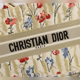 DIOR Lady Средняя сумка с золотыми кистями Модель： D1286 Легкая 
