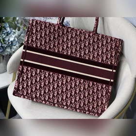 Dior Book Tote Бархатная серия Большой размер Модель M1286 Борд
