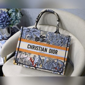 Dior Book Tote Кокосовая роща, маленькая сумка Большинство людей,
