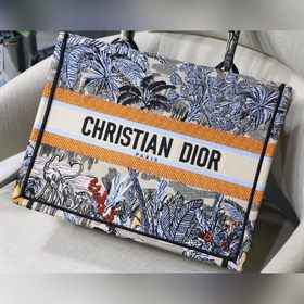 Dior Book Tote Кокосовая роща, маленькая сумка Большинство людей,