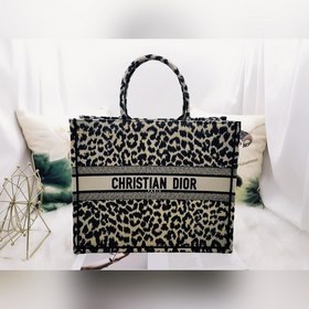 DIOR Женская сумка-тоут с новым леопардовым принтом Впервые предс