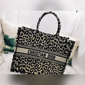 DIOR Женская сумка-тоут с новым леопардовым принтом Впервые предс