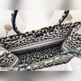 DIOR Женская сумка-тоут с новым леопардовым принтом Впервые предс