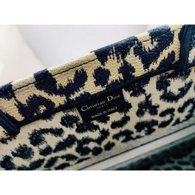DIOR Женская сумка-тоут с новым леопардовым принтом Впервые предс