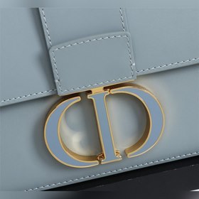 DIOR Lady Dior Серебристая эмалевая застежка, модель： D6712 Сери