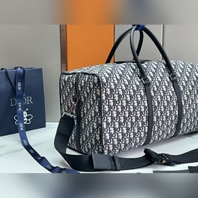 DIOR Dio Lingot 50 Сумка Синий ткань Артикул： 93338 Сумка Dio