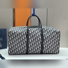 DIOR Dio Lingot 50 Сумка Синий ткань Артикул： 93338 Сумка Dio