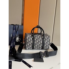 DIOR Сумка Dio Lingot 26, синяя ткань Артикул： 93337 Сумка Dio