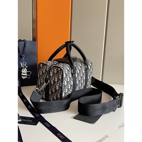 DIOR Сумка Dio Lingot 26, синяя ткань Артикул： 93337 Сумка Dio