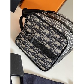 DIOR Сумка Dio Lingot 26, синяя ткань Артикул： 93337 Сумка Dio