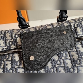 DIOR Сумка Dio Lingot 26, синяя ткань Артикул： 93337 Сумка Dio
