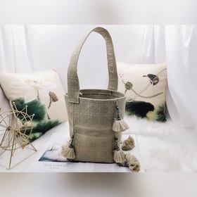 DIOR D-Bubble сумка-бакет, персиковый цвет Современная и модная с