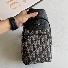 Мужская сумка на грудь Dior Модель 6090 Фотография реального тов