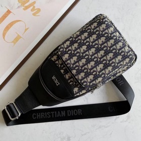Мужская сумка на грудь Dior Модель 6090 Фотография реального тов