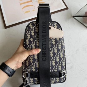 Мужская сумка на грудь Dior Модель 6087 Импортная кожа первичног