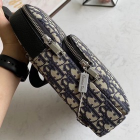 Мужская сумка на грудь Dior Модель 6087 Импортная кожа первичног