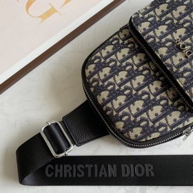 Мужская сумка на грудь Dior Модель 6087 Импортная кожа первичног