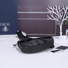Dior Мужская сумка через плечо/нагрудная сумка из кожи, полностью