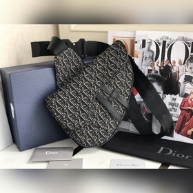 Мужская сумка Dior из кожи телячьей кожи, модель： 1A Итальянская 