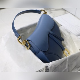 DIOR saddle Серия с градиентным цветом Градиентный синий Модель M