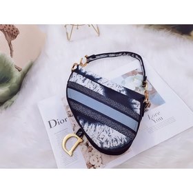 Dior сумка-седло Oblique с вышивкой, космический тотем, модель M