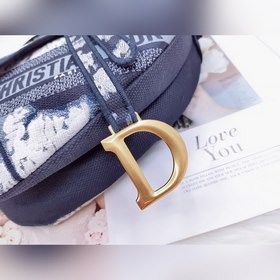 Dior сумка-седло Oblique с вышивкой, космический тотем, модель M