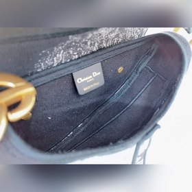 Dior сумка-седло Oblique с вышивкой, космический тотем, модель M