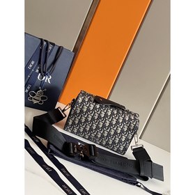 DIOR Dio Lingot 50 сумка из синей ткани Модель 93335 Сумка Dio