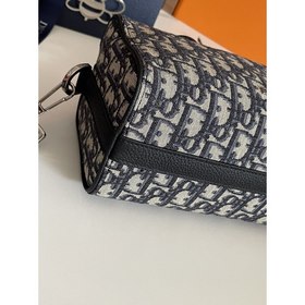 DIOR Dio Lingot 50 сумка из синей ткани Модель 93335 Сумка Dio 