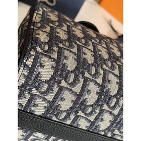 DIOR Dio Lingot 50 сумка из синей ткани Модель 93335 Сумка Dio 
