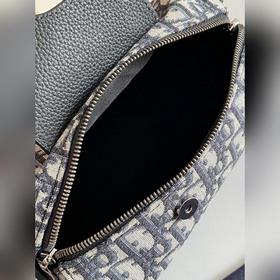 DIOR Dio Lingot 50 сумка из синей ткани Модель 93335 Сумка Dio 
